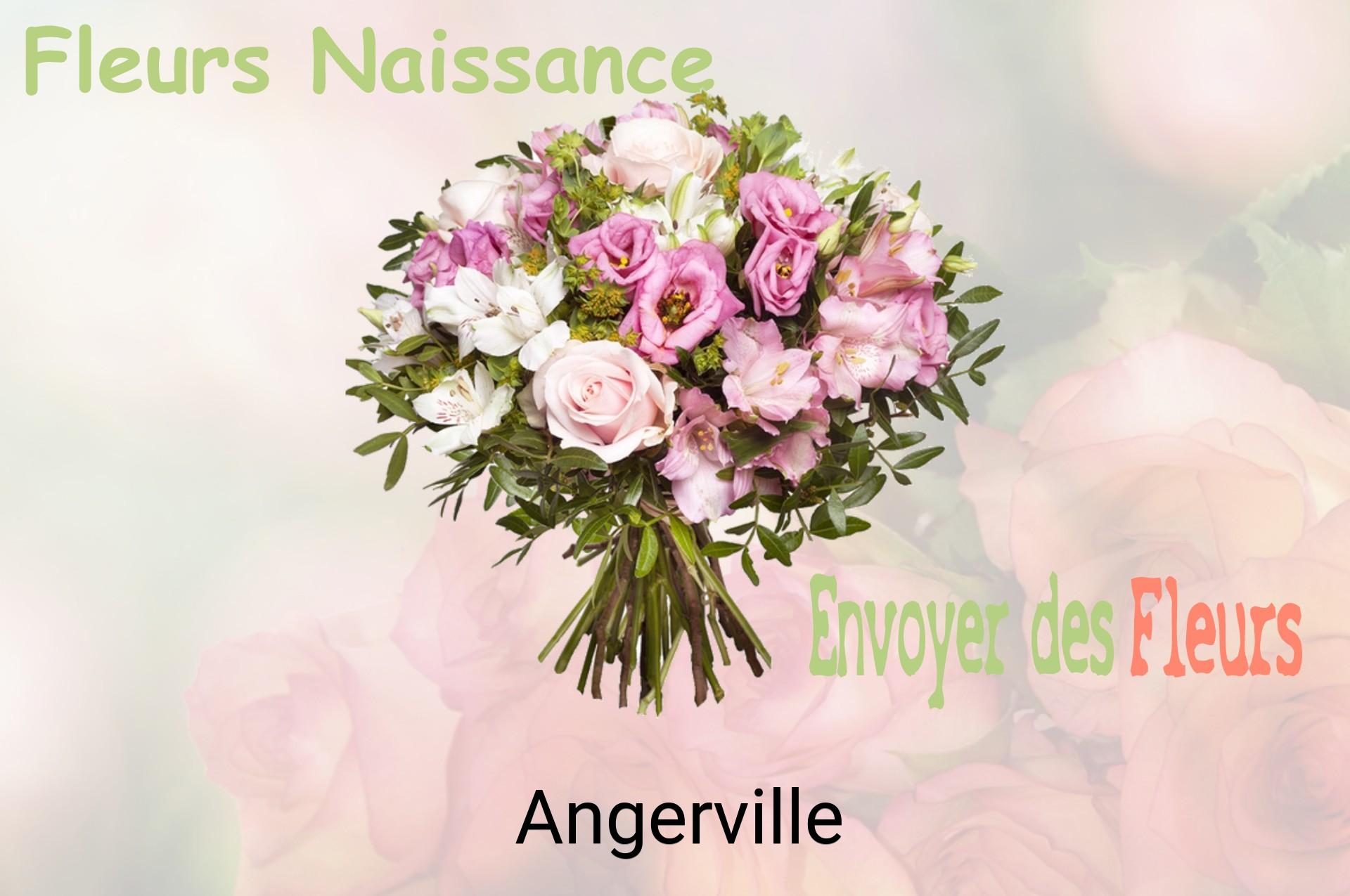 Bouquet de fleurs de naissance livré à Angerville